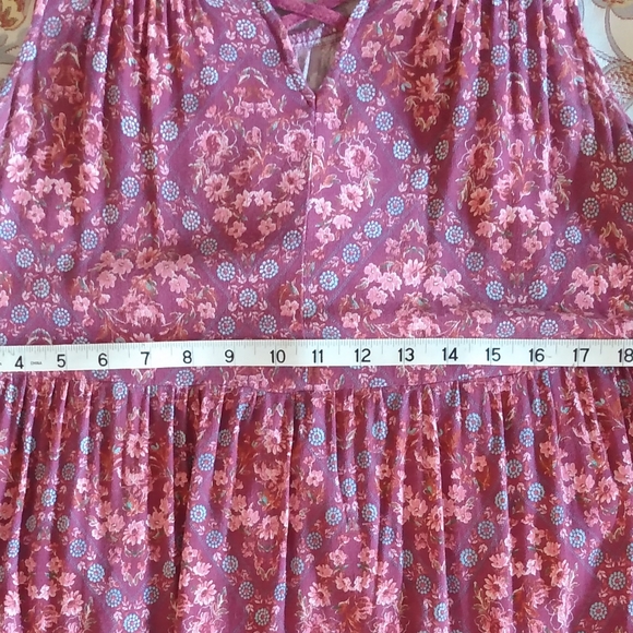 🆓Rewind Sleeveless Tunic Top or Mini Dress in Pretty Pink - Picture 7 of 7